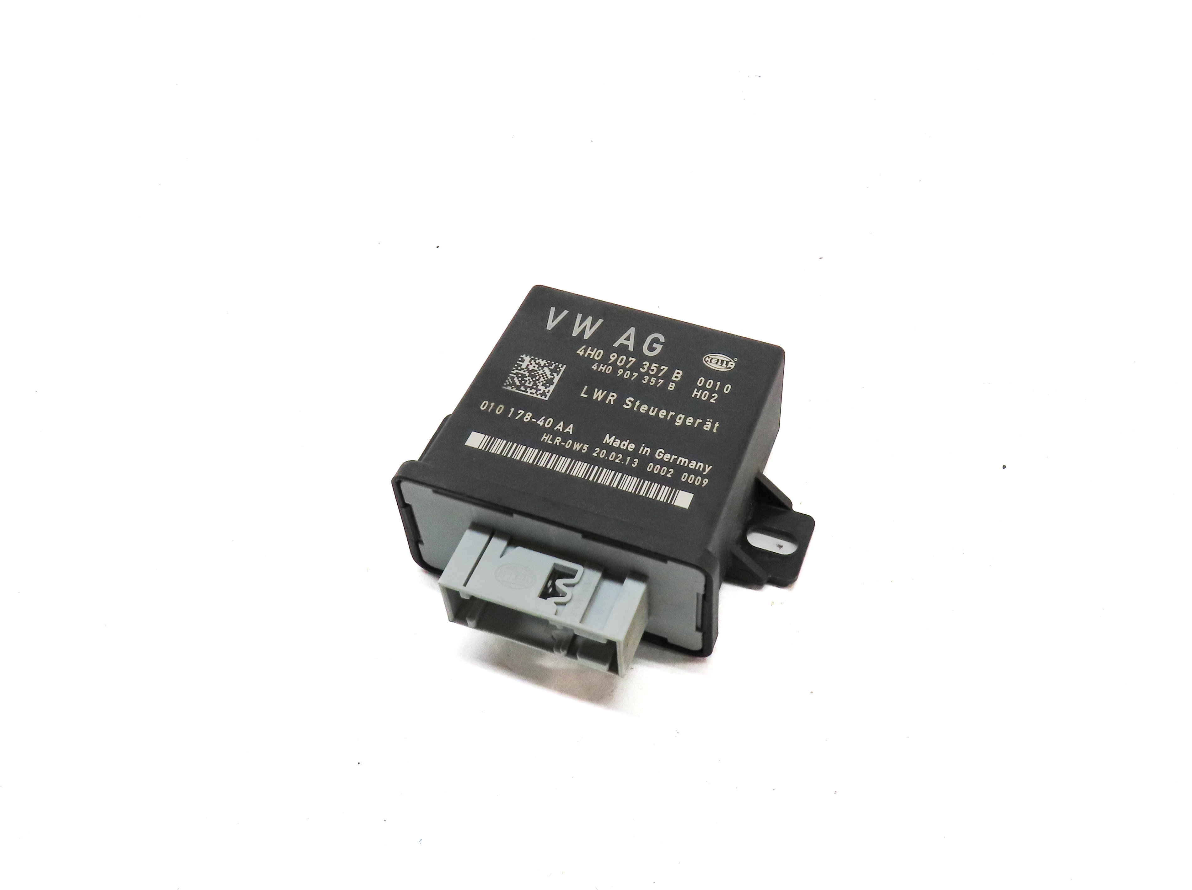 2013 AUDI A6 (C7) XENON HEADLIGHT RANGE CONTROL MODULE 4H0907357B — exact item pictured